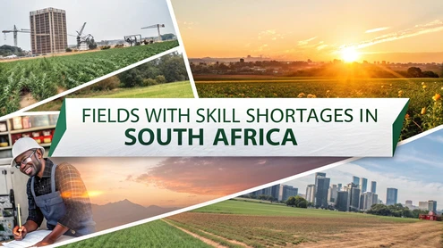 Fields with skill shortages in South Africa