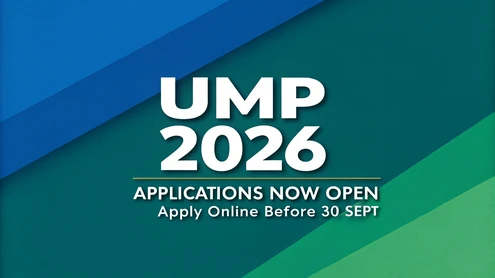 UMP 2026 Applications Now Open – Apply Online Before 30 Sept