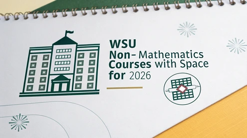 WSU Non-Mathematics Courses with Space for 2026