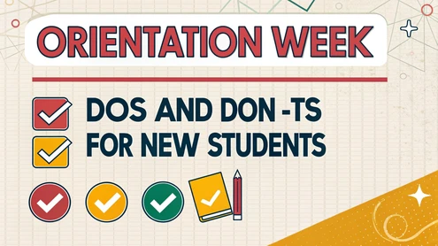 Orientation Week Dos and Don’ts for New Students