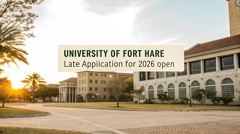 University of Fort Hare Late Application for 2026 Open