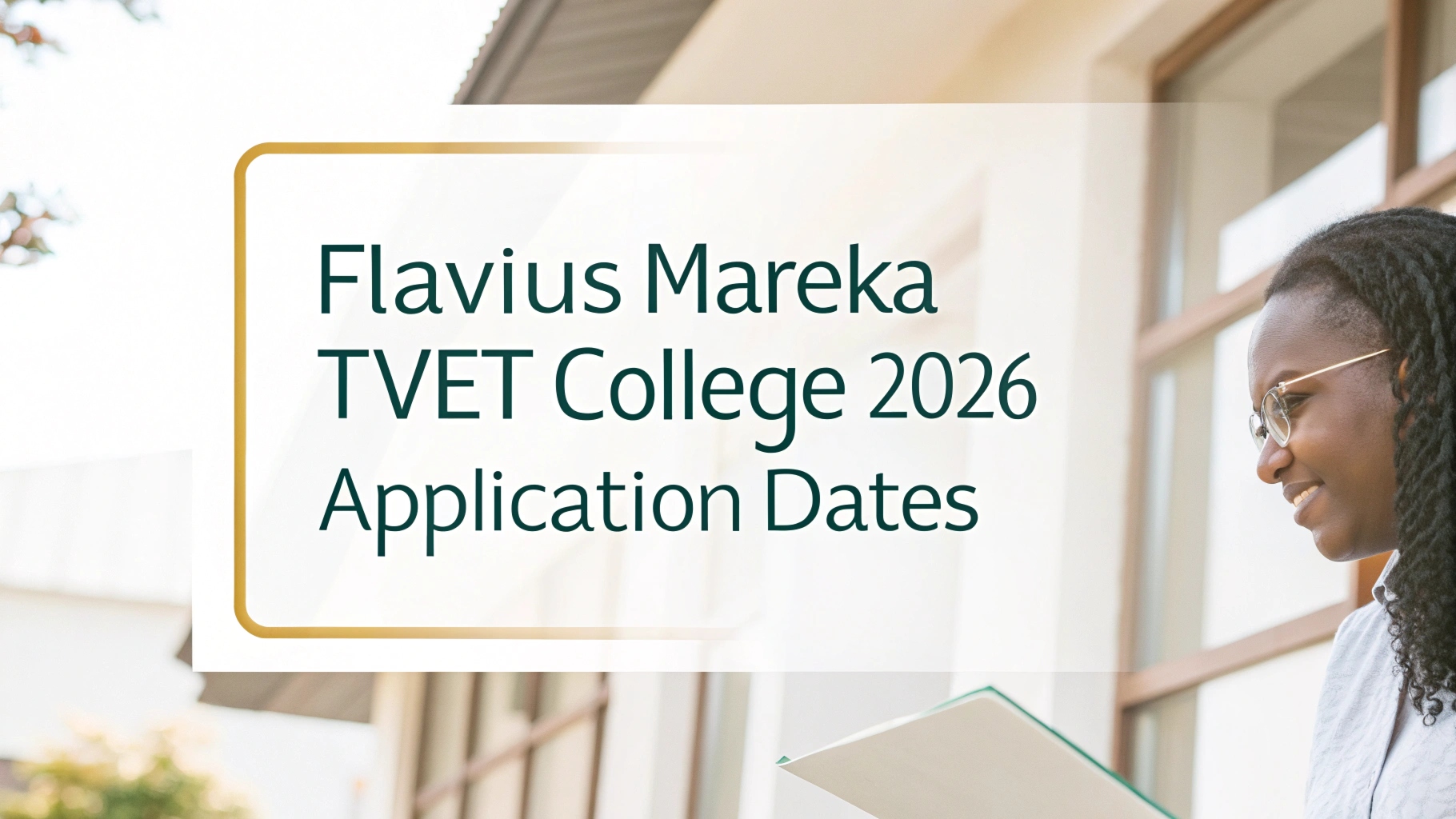 Flavius Mareka TVET College 2026 Application Dates