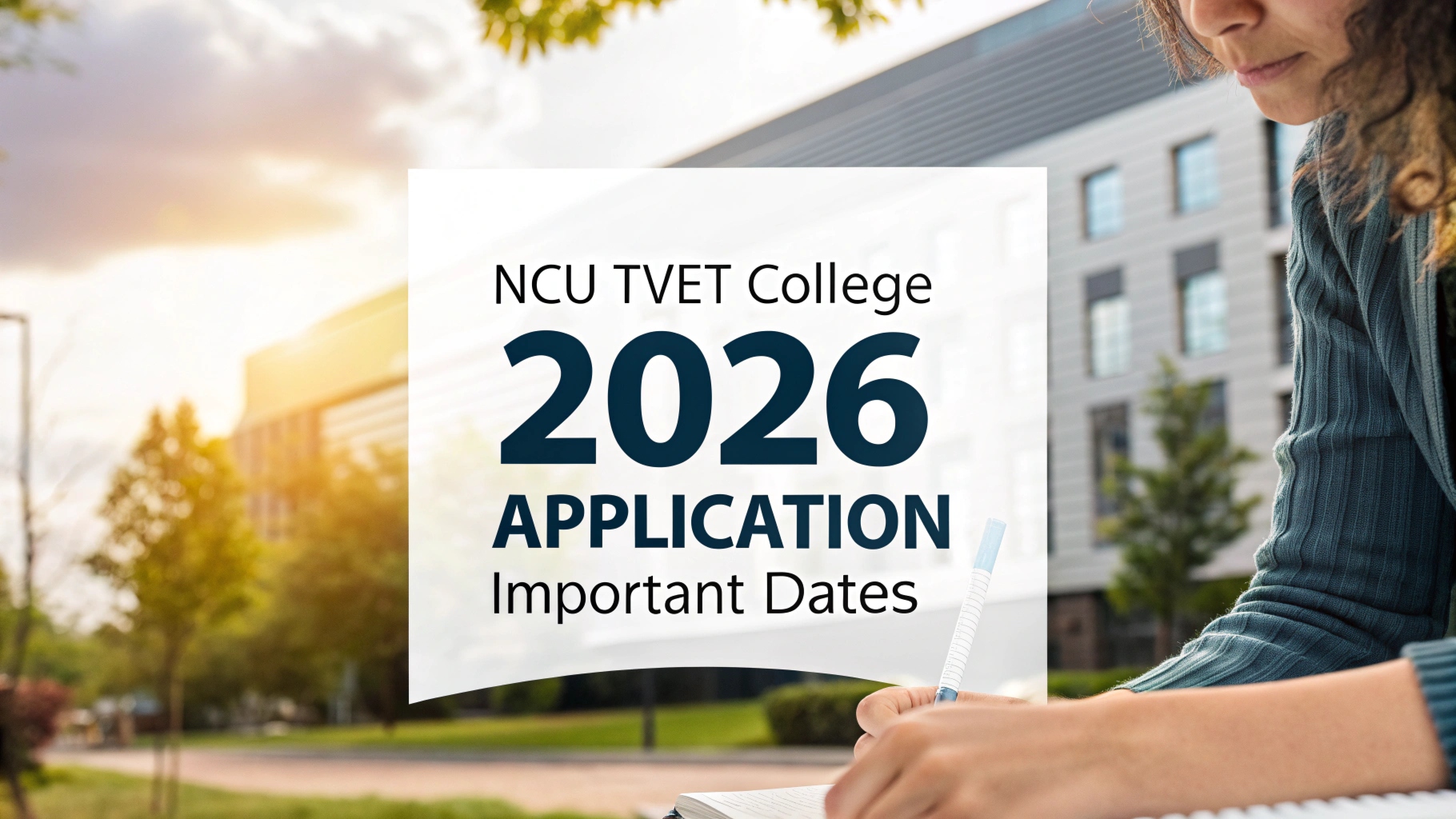 NCU TVET College 2026 Application Important Dates