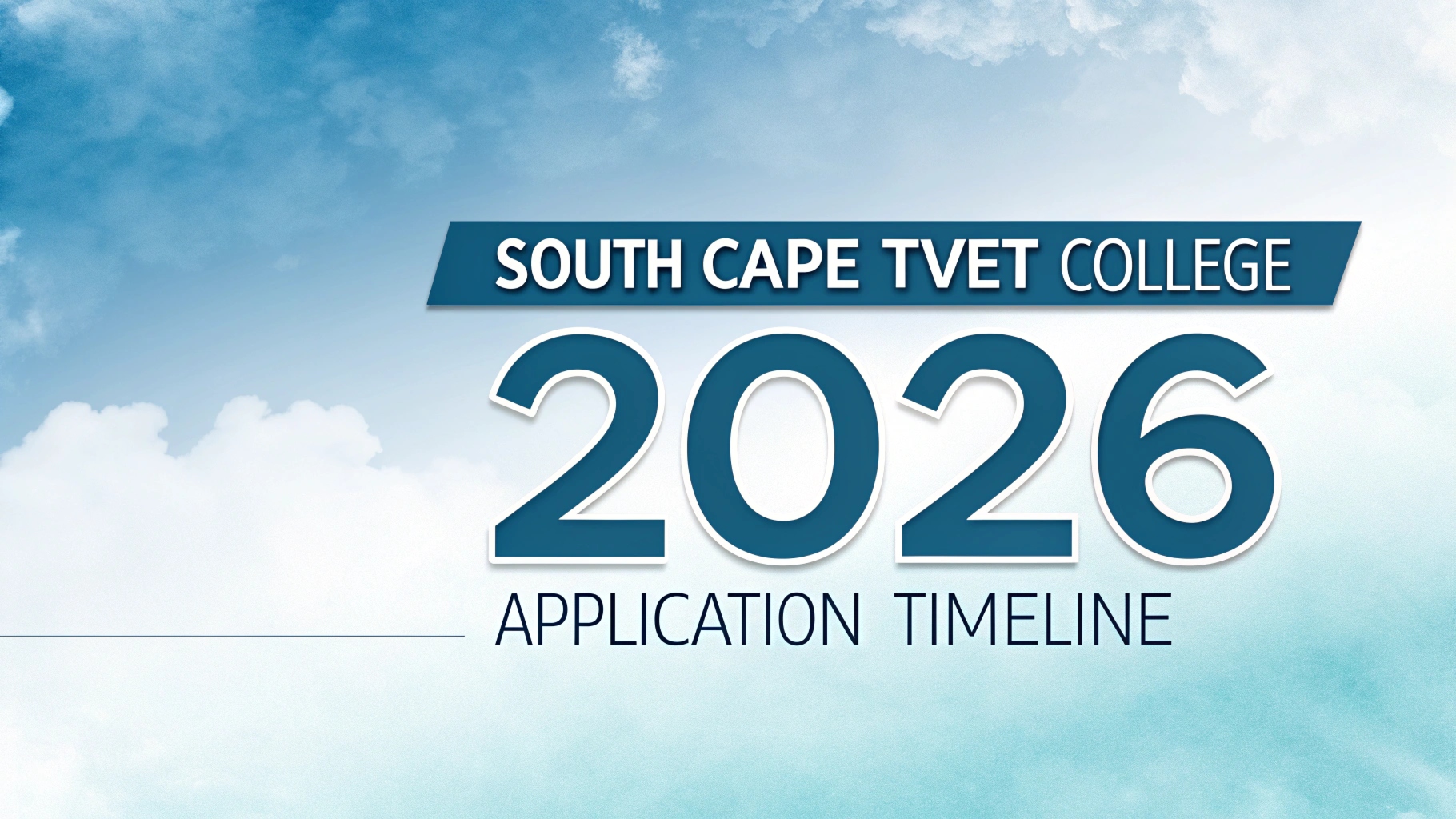 South Cape TVET College 2026 Application Timeline